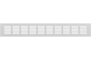 LIRAST 60 x 400 mm aluminiowa kratka wentylacyjna do wentylacji – kratka wylotowa – kratka aluminiowa