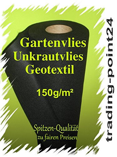 150 Gramm/m² Unkrautvlies, Gartenvlies 1,0 m x 25 m - 3