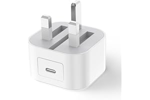 MAXZIQF USB C Plug Fast Charge【MFI Certified】20W Folding USB-C adapter for i Phone 17 16/15/14/13/12/11/X,iPad, AirPods Pro, Type C-Adapter Fast USB c Charger UK Adapter