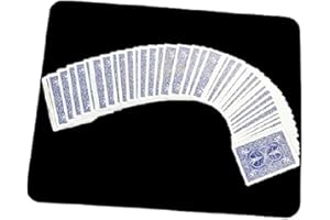 MILESMAGIC Tapis de Cartes Magician Close Up Black pour la Performance sur Les Cartes à Jouer et Les Tours de Magie
