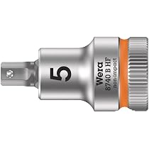 Wera 05003039001 Bitnuss Mit 3/8" Antrieb & Haltefunktion – 8,0 X 38,5 Mm, Mit 'Take It Easy'-Farbkennzeichnung