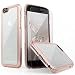 Produktbild iPhone 6 Hülle, (Klare Rose Gold) SaharaCase® + [ZeroDamage gehärtetes Glas Bildschirmschutz] Schutz Kit Paket mit Null Schaden Robuster Schutz Anti-Rutsch-Griffigkeit [Stoß sicherer Puffer] Schlanke Passform