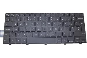RTDPART Laptop Keyboard For DELL Latitude 3450 3460 3470 3480 3488 3580 3588 Vostro 3445 3446 3449 3458 3459 3468 3478 5459 United Kingdom UK Black Without Backlit New