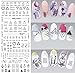 Produktbild LXYQW Nagelsticker Nail Sticker Blumenmuster Wassertransfer Decal Sliders für Nail Art Dekoration Maniküre Wraps