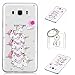 Produktbild Hülle Galaxy J7 2016 (5,5 Zoll) Hülle,TPU Case Schutzhülle Silikon Case,Niedliche Cartoon Malerei Durchsichtige TPU Bumper Handy Tasche Case Cover Etui für Galaxy J7 2016 J710 + Schlüsselanhänger (O) (10)