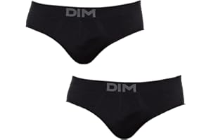 Dim Calzoncillos tipo Slip Sin costuras Micro Unno Hombre x2