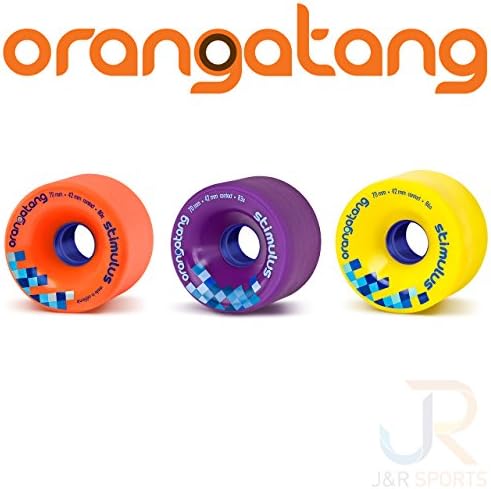 Orangatang Stimulus 70mm Wheels (Set of 4) (Yellow 86a)