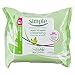 Simple Kind to Skin Cleansing Facial Wipes 25 Pieces (Pack of 6)