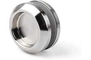 GEBAUM Griffmuschel Schiebetür, Schiebetürgriffe, Muldengriff Rund, Versenktes Design, Minimalistischer Stil, Edelstahlgriffe für Zimmertüren, Schiebetüren, Schränke, Schubladen