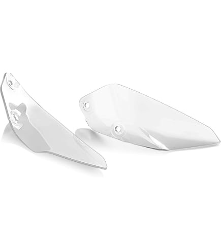 Deflettori/Alettine Per Honda CB650R 2019-2023 - In Plastica ABS, Nero, Migliorano Aerodinamica E Proteggono Radiatore