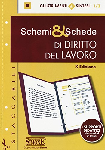 Schemi & schede di diritto del lavoro Schemi & schede di diritto del lavoro