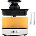 DOMEA Electric Citrus Juicer, Orange Juice Maker, Lemon Squeezer, 0.7 L Capacity, 25W Energy Efficient Powerful Motor, Includes 2 Cones, Quick & Easy Juicing