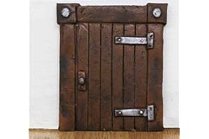 ATST Fairy Hobbit Pixie Elf Door for Trees, Garden or Skirting Boards (Hobbit Door)