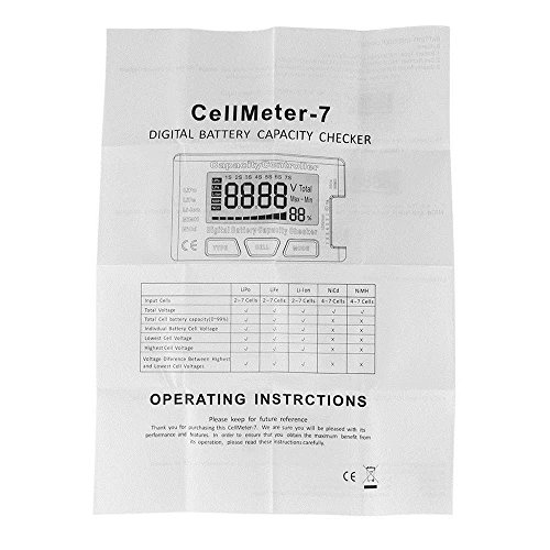 GSS NEU LCD-Batterie-Kapazität Checker Tester für LiPo LiFe Li-Ion NiMH NiCd-Akku - 8