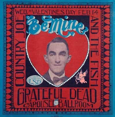 Grateful Dead 1968 - Aluminium Wall Art 15 x 20cms