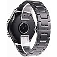 Overhil1s Watch Strap, 20mm 22mm 24mm Luxury Ceramic band for Women Men Watch Replacement Straps Smart Watch ceramic strap (Band Color : Matte Black, Band Width : 22mm)