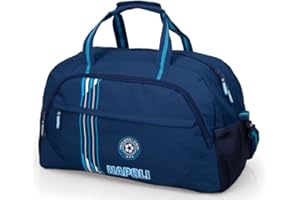 INACIO Borsone Napoli Azzurri PARTENOPEI Borsa da Viaggio Palestra CM.60X35X28-99319