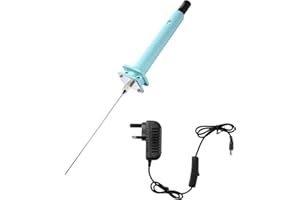 Pumwoy 10cm Hot Wire Foam Cutter, 27w Styrofoam Cutter Cutting Machine Pen Kit Tool, UK Plug Wire Foam Cutting Pen, Styrofoam Cutting Pen Polystyrene Cutting Machine, Hand Held Engraver for DIY,Crafts