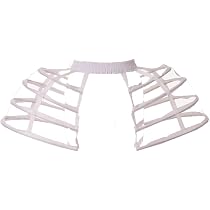 GRACEART Jupe à Cerceaux (crinoline) - Ceinture élastique Ajustable - Taille Unique - Pour Jupes Légères