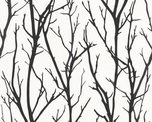 Schöner Wohnen Vliestapete Green Experience Tapete jung modern 10,05 m x 0,53 m schwarz weiß Made in Germany 268341 2683-41 - 2