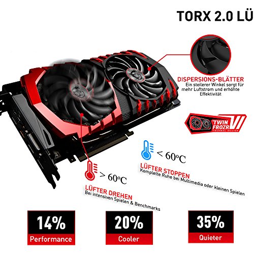 MSI 9S6-B90911-005-956-B907-102 Aegis X3 VR7RE-005DE Desktop PC (Intel Core i7-7700K, 2000GB Festplatte, 16GB RAM, Geforce GTX 1080, Win 10 Home) schwarz - 10