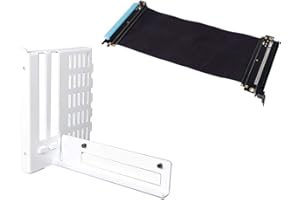 TALIUS, TECH 4 U Talius Soporte-Adaptador Vertical VGA Riser para Caja Cronos/Zeus (PCI-E 3.0 White)
