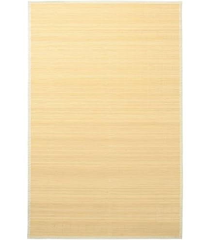 Tapis Long Bambou Antidérapant 300x50cm Beige - Tapis Cuisine Et Salle De Bain Naturel