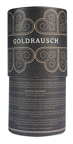 Deluxe Badebombe Goldrausch, 180 Gramm schwere XXL Badekugel mit pflegender Shea Butter, vegan & tierversuchsfrei - 7