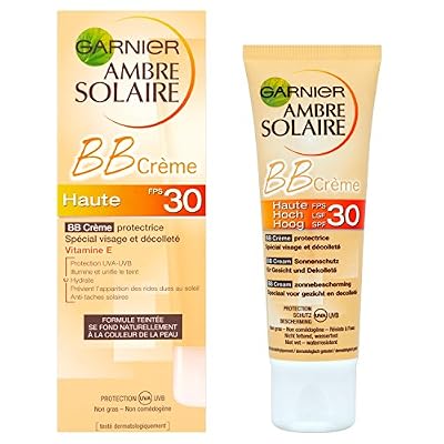 Garnier - Ambre Solaire - BB Crème protectrice - FPS 30 spécial visage et décolleté Haute protection