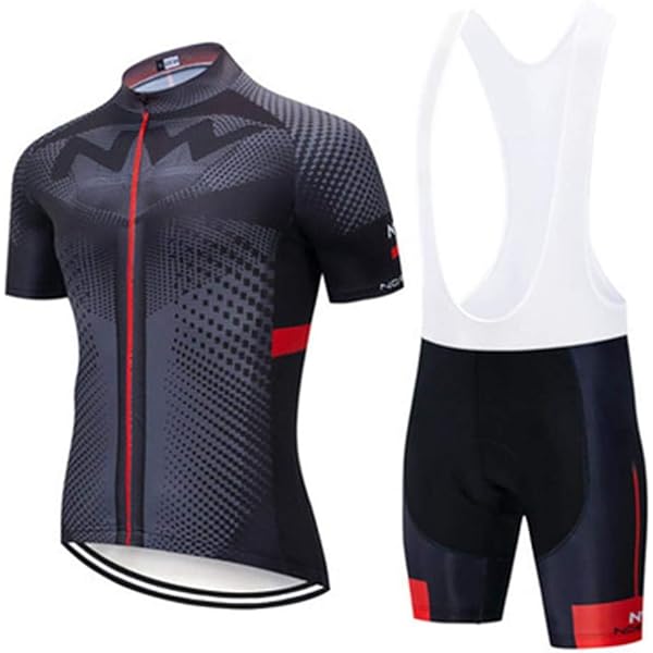 Set Abbigliamento Ciclismo Uomo - Salopette Pantaloncini Imbottiti Con Gel - Foto 10
