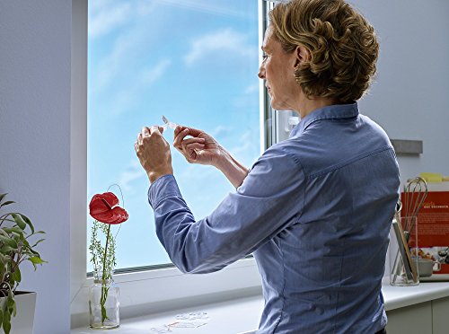 tesa Klebestreifen zum Befestigen auf transparentem Untergrund z.B. Glas, 1 kg Halteleistung - 2