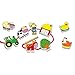 Wooden Farm Lacing Blocks Set