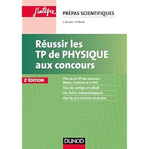 Réussir les TP de Physique aux concours - 2e éd. Livre en Ligne - Telecharger Ebook