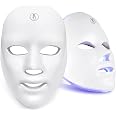 Masque LED Visage 7 Couleurs - Luminothérapie Anti-Âge, Soin Peau Acné & Rides