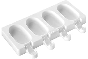 silikomart GEL01M Classic Stampo in Silicone, Bianco, 38 x 73 h 18 mm