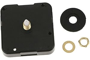 XQZMD 12888 Mécanisme de mouvement d'horloge murale à quartz à piles pour réparation de pièces de rechange, pièces de rechange pour horloge (14,8 mm)