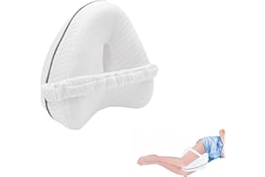 ledytdggu Orthopädisches Kniekissen, lindert Rückenschmerzen,ergonomischer Memory-Schaum,Abnehmbare Bezüge, Memory Foam Beinkissen Ergonomisches Seitenschläferkissen
