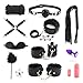 Produktbild SM Bondage Set für Paare, Yotefun Sex Werkzeuge 13 Stück unter dem Bett Restraint System Slave für Anfänger Erfahrung Spaß damit haben (Schwarz)