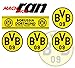 Produktbild Borussia Dortmund BVB 09 Aufkleber / Sticker / Gesichtaufkleber etiqueta engomada / autocollant
