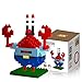 Produktbild Katara DIY Block-Set zum Aufbauen Spongebob Schwammkopf "Mr. Krabs" ca. 7cm groß als Geschenkidee für Weihnachten, Geburtstag, Sammler