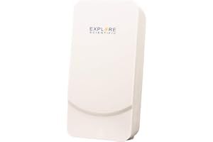 Explore Scientific ST1002 Sensore wireless per temperatura, Montaggio a parete o con supporto da tavolo, Compatibile con Explore Scientific - RPW3008, Bianco