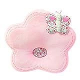 Happy Cherry Babykissen Kopfkissen gegen Verformung des Hinterkopfs und gegen Plattkopf für eine schöne Kopfform - Cartoon Blume Rosa oder Gelb