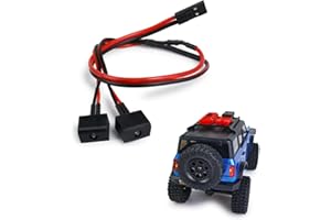 ZuoLan 1/24th RC Taillight Red LED Rear Lights Lamp Upgrade for 1:24 Axial SCX24 AXI00006 RC Truck Car