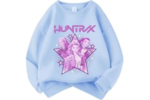 GENERIC D-Demon K-Pop Merchandise Sudadera para niñas Sudadera con Estampado X de Bruja K-Pop de Manga Larga Sudadera para niños Top Casual