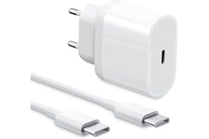 RVNTOP iPad Ladekabel USB C, iPad Pro Ladegerät Ladekabel mit Netzteil 20W Schnellladegerät mit 2M USB C auf USB-C Kabel PD 3.0 Schnellladekabel für iPad Pro,iPad Air 4/5 Gen,iPad Mini 6th,iPad 10th Gen 2022