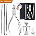 Produktbild Hautzangen, Kemei Nagelhaut Clippers 6PCS Nagelhautentferner Kit Nagelknipser Trimmer Cutter für überwachsene Nagelhaut / Thick Nails / eingewachsene Nägel Pediküre & Maniküre Trimmer Corrector Fixer Recover Corrector Beseitigung von Schmerzen und Entferner Orthesen Appliance
