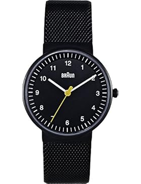 Braun Damen-Armbanduhr XS BN0031BKBKMHL Analog Edelstahl