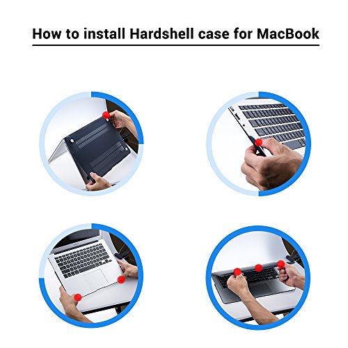 KONKY Macbook Pro 15 A1707 Hülle (2016 freigegeben), Schützende Soft-Touch HartschaleTasche Schutzhülle Snap Case für Neueste 2016 Apple MacBook Pro 15 „Zoll mit Touch Bar und Touch-ID, Weiß Gelb - 7