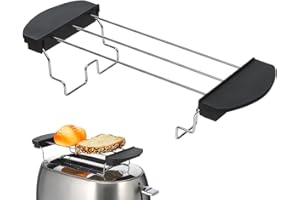 Angoily Tostadora Rack de acero Inoxidable para Pan bagel Tostadora Bandeja de Barbacoa Rack Soporte de Metal para el hogar Cocina Accesorios