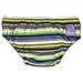 Bambino Mio Swim Nappy, Brown Stripe, Size: Small (Manufacturer Size: 5-7kgs, 11-16lbs)